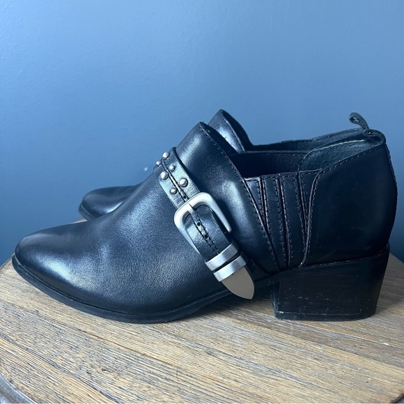 BCBG Loela Leather Ankle Booties - Picture 5 of 10